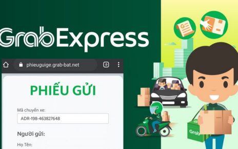 Cách đăng nhập và sử dụng Phiếu gửi điện tử Grab Express