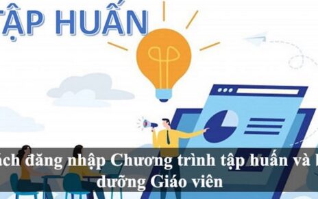 Hướng dẫn cách đăng nhập taphuan.csdl.edu.vn cho GVPT